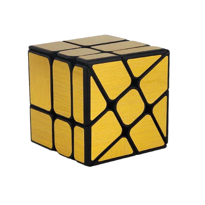 822751e2-8f7b-4244-a9e4-df9131c7c476_t700 MoFangJiaoShi 3x3 WindMirror (gold) - Image 1