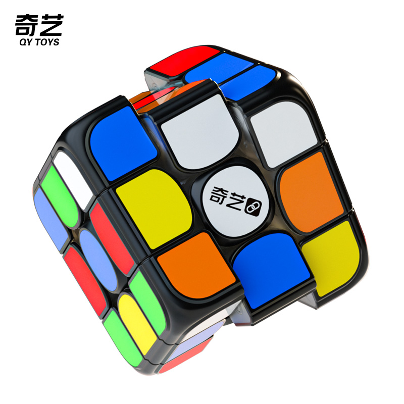 17124101629Zn QiYi Smart Cube (Black) - Image 1